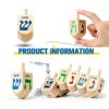Libima Wooden Hanukkah Dreidels for Kids-2