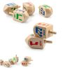 Libima Wooden Hanukkah Dreidels for Kids-5