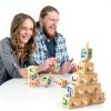 Libima Wooden Hanukkah Dreidels for Kids-4